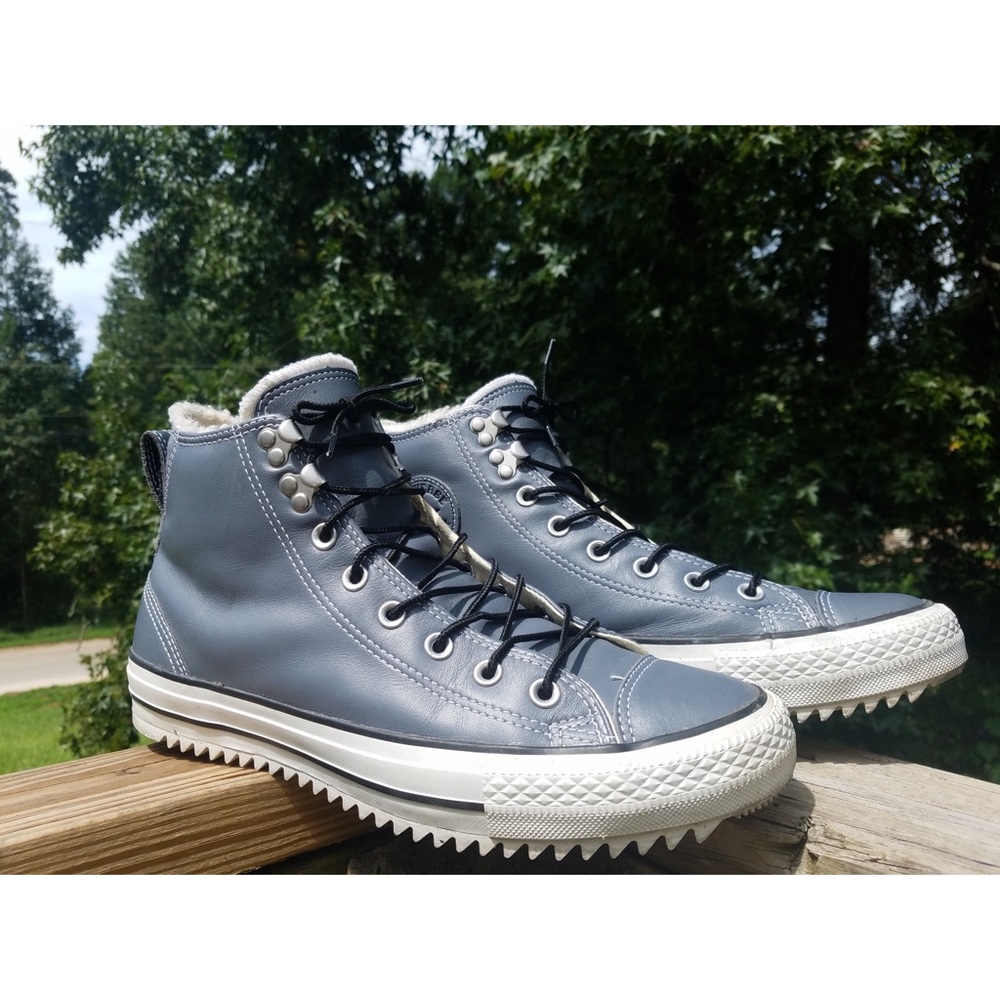 Unisex Leather Converse Hi Tops